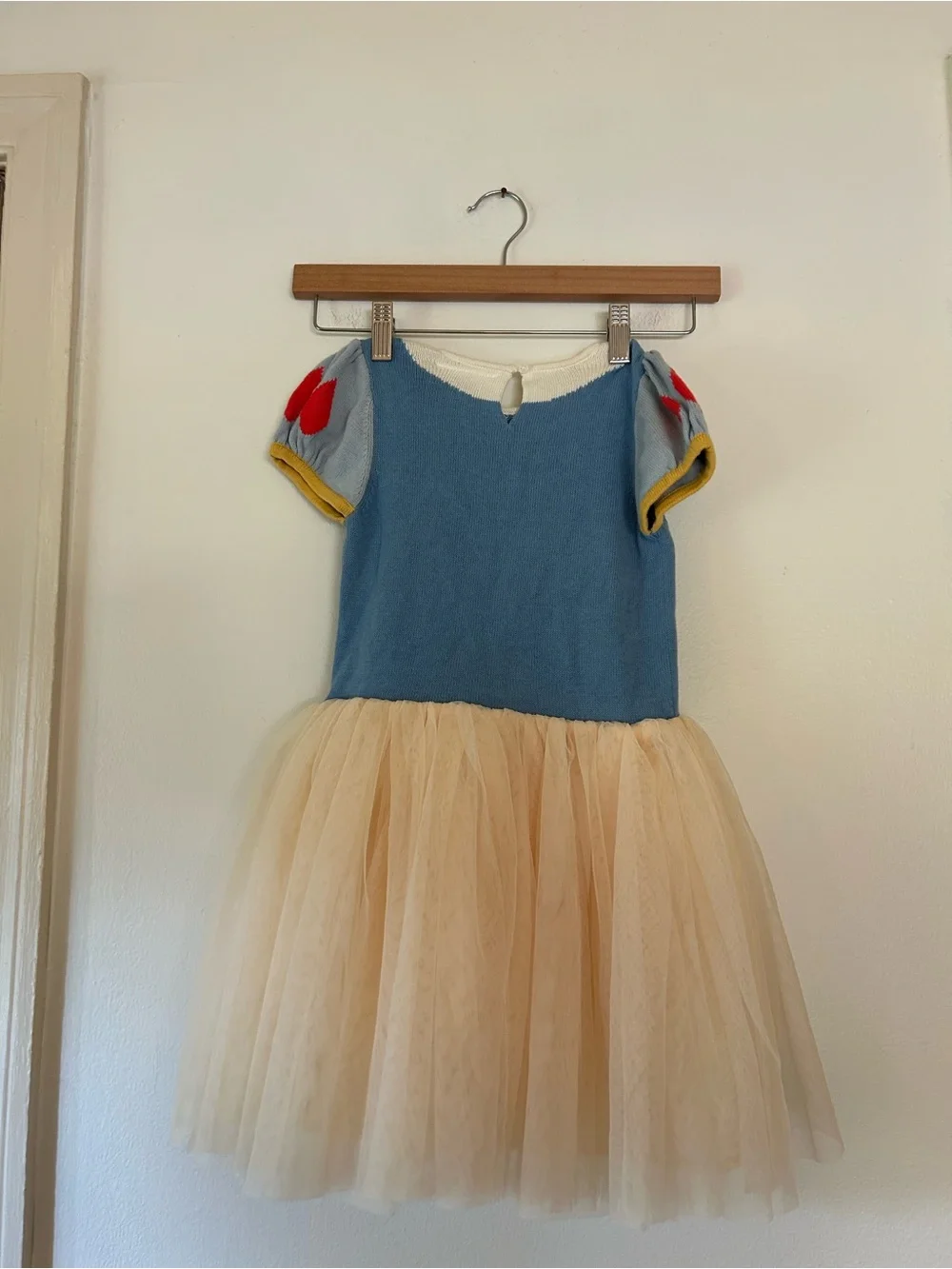 NWT Baby Gap Disney Snow White Girls Tulle Sweater Dress Size 5 years